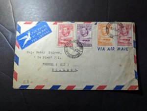 1952 British Bechuanaland Airmail Cover Francistown to Bemmel Netherlands