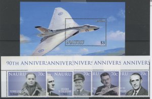 Nauru #572-577 Mint (NH) Souvenir Sheet