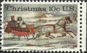 # 1551 USED CHRISTMAS CURRIER AND IVES