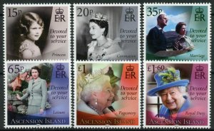 Ascension Island Royalty Stamps 2021 MNH Queen Elizabeth II 95th Birthday 6v Set