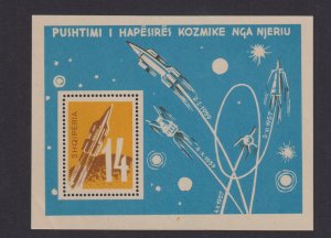 Albania  #624 a  MNH  1962  sheet Sputnik 14 l  perforated