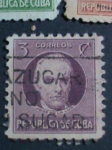 ​CUBA-1917-SC#264//279-13 OVER 100 YEARS OLD CUBA FAMOUS PERSONS USED STAMPS