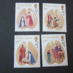 Pitcairn Island 1991 Sc 358-61 Christmas Religion set MNH