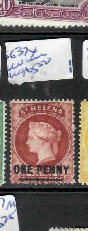 ST HELENA  (PP2402B)  QV  1D6D  SG 37X   MOG 