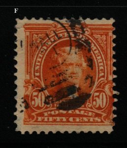 1903 Sc 310 Jefferson used 50c single CV $35  F