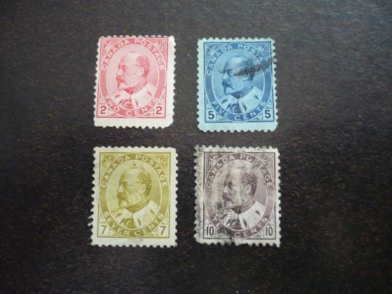 Stamps - Canada - Scott# 90-93 - Used Part Set of 4 Stamps