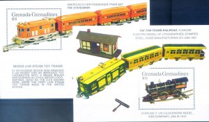 Trains. 1992 models.
