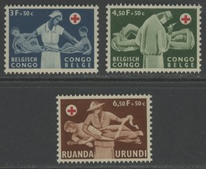 Ruanda Urundi B23-5 Red Cross ** mint NH (2401 80)