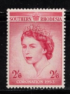 SOUTHERN RHODESIA - Scott # 80 MH - QEII Coronation