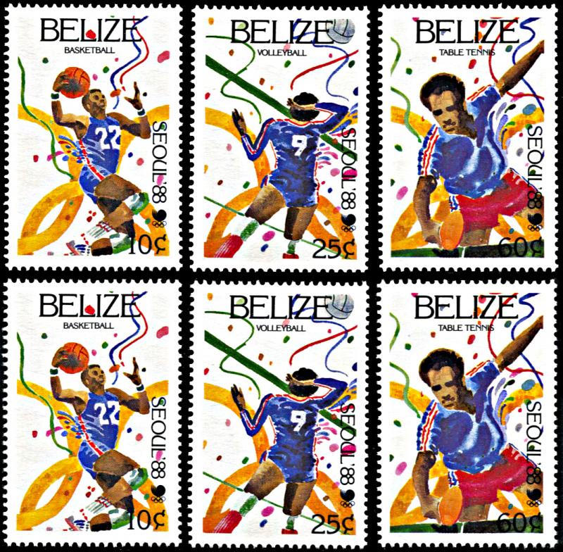 Belize 899-904, MNH, Seoul Summer Olympic Games