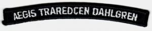 AEGIS TRAREDCEN DAHLGREN U.S. NAVY STATION PATCH