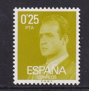 Spain   #1970  MNH  1977  King Juan Carlos I   25c