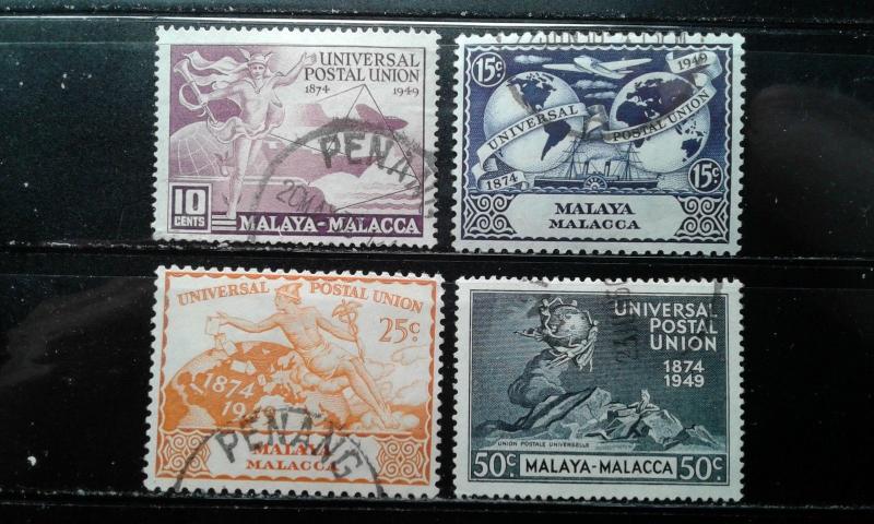  Malaya-Malacca #18-21 used e191.3484