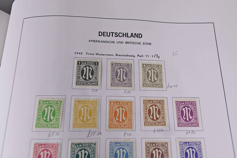 4590: German Occupational Collection: Mint Sets, High Values, Many Better Ite...