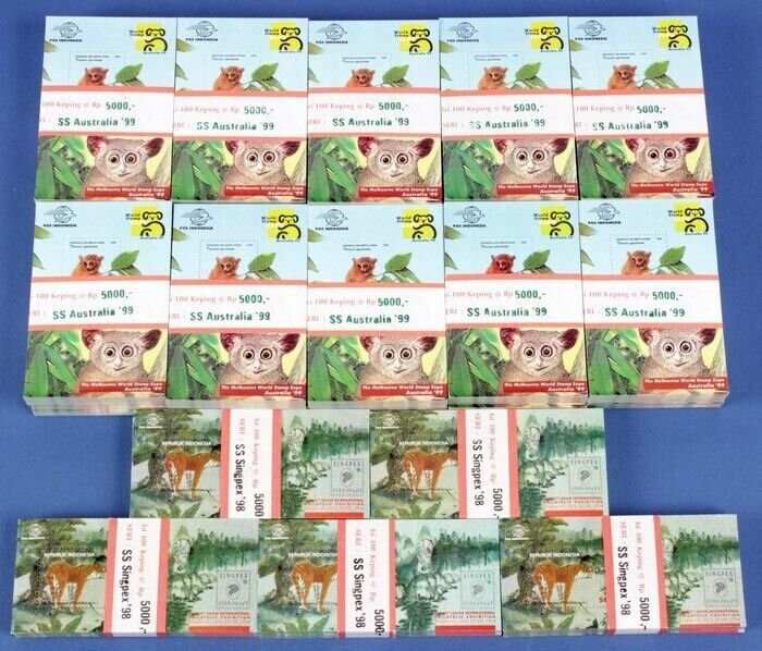Indonesia Philatelic Exhibition 5000Rp M/Sheets (2500). SG MS2511 cat £7000.
