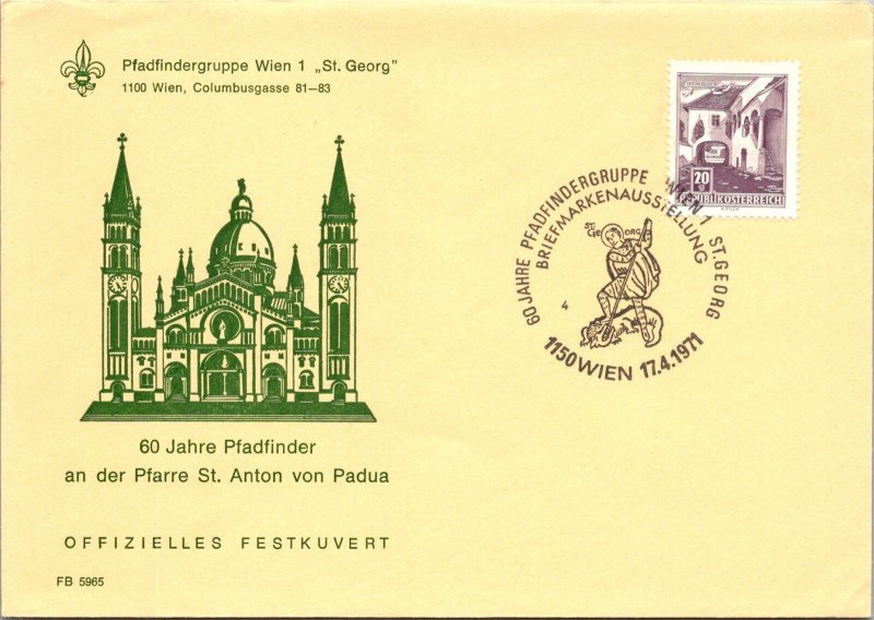 Austria 1971 - 60 Years of Boy Scouts - Vienna - F43098