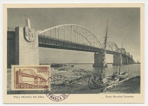 Maximum card Portugal 1953 Bridge - Ponte Marechal Carmona