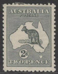 AUSTRALIA SG3 1913 2d GREY DIE I MTD MINT