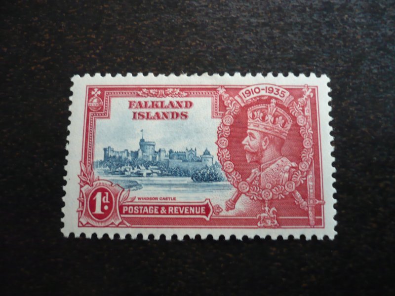 Stamps - Falkland Islands - Scott# 77 - Mint Hinged Part Set of 1 Stamp