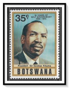 Botswana #135 President Khama MNH