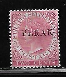 Malaya Perak 7 2c Victoria single MH