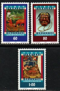 Liechtenstein Sc #1000-1002 MNH