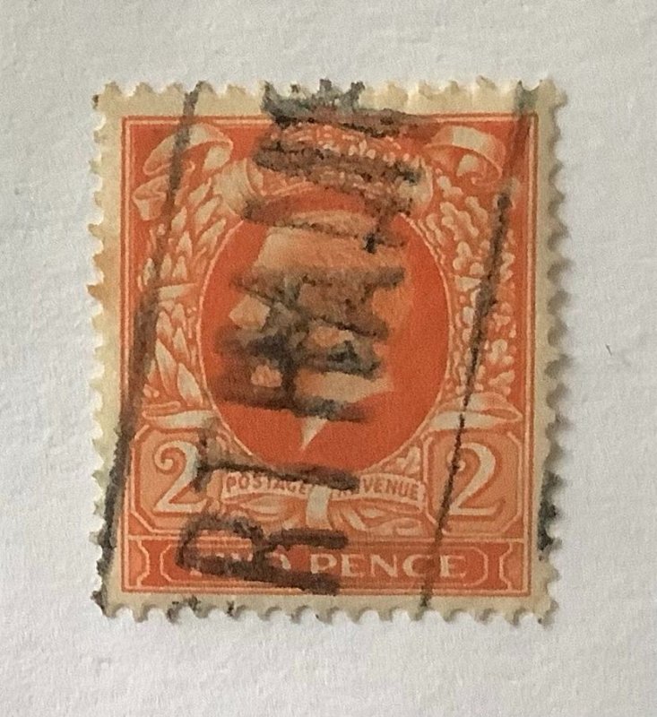 Great Britain 1935 Scott 213 used - 2p,  King George V