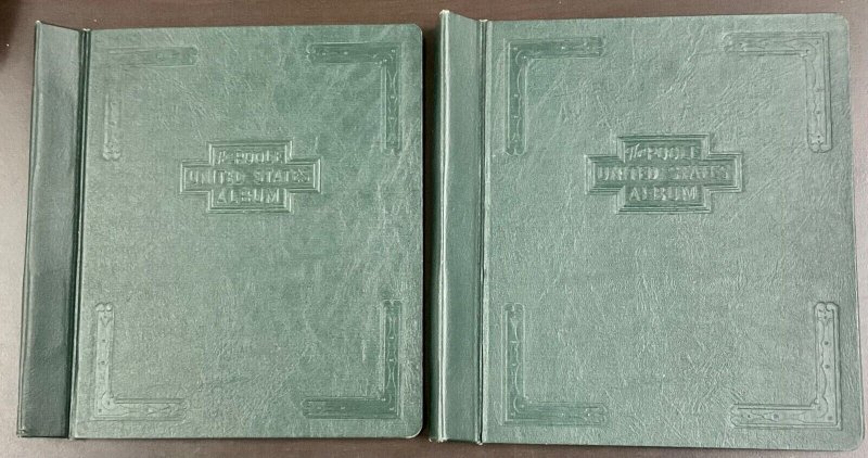 Set of 2 Poole United States Spring Back Albums 10 1/4 x 10 3/4 inches