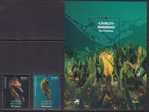 Portugal, Fauna, Fishes, The Seahorses of Ria Formosa MNH / 2022