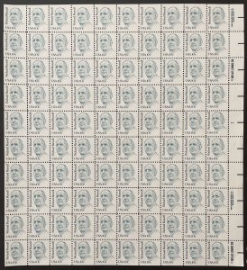 Scott 1853 RICHARD RUSSELL ￼Sheet of 100 US 10¢ Stamps MNH 1984