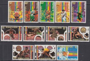 SENEGAL Sc # 433A-L CPL MNH 1976 SUMMER OLYMPICS in MONTREAL