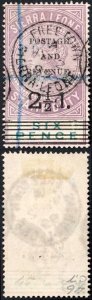 Sierra Leone SG59 2 1/2d opt Postage and Revenue Type 8 Cat 25 pounds