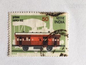 India – 1982 – Single “Train” Stamp – SC# 1005 – Used