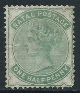 Natal, Sc #66, 1/2d Used