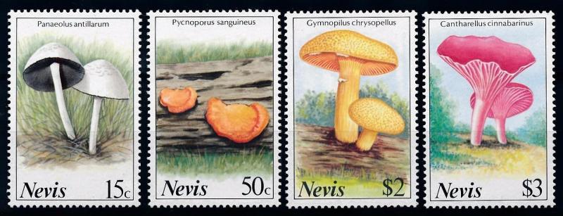 [68736] Nevis 1987 Mushrooms Pilze Champignons  MNH