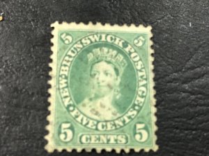 NEW BRUNSWICK # 8-USED------YELLOW/GREEN------1860-63