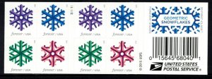 U.S. - 5031-4 - Snowflakes - Complete Booklet - Never Hinged