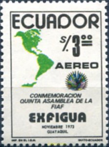 706175 HINGED ECUADOR 1975 CONMEMORACION QUINTA ASAMBLEA DE LA FIAF