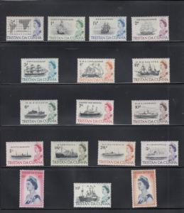 TRISTAN DA CUNHA  MNH SHIPS TO 10sh PLUS QE11 PORTRAITS 10sh MNH £1 MLH+XTRAS