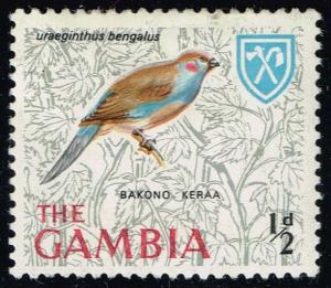 Gambia #215 Red-cheeked Cordon Bleu; Unused (0.75)