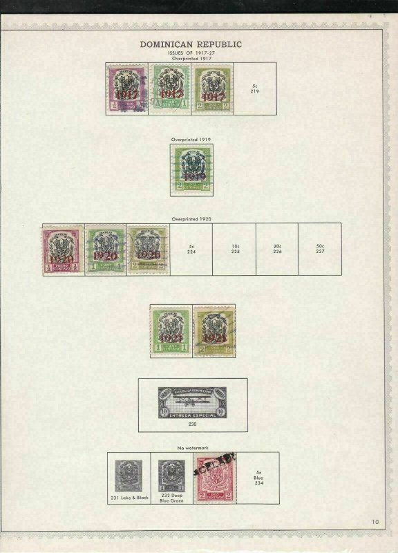 dominican republic stamps page ref 17004