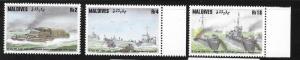 Maldives 1994 D Day 50th anniversary Sc 2003-2005 MNH A976