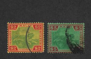 Malaya Scott # 78-79 VF-Used scv $ 330 ! nice colors ! see pic!