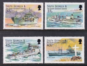 South Georgia 266-269 MNH VF