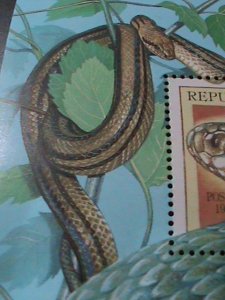 ​BENIN-1999-LOVELY-SNAKES-S/S  MNH-VF-HARD TO FIND-LAST ONE-WE SHIP TO WORLDWIDE