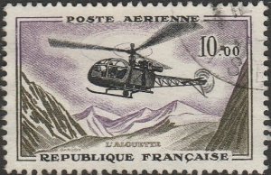 France, #C36 Used From 1957-59