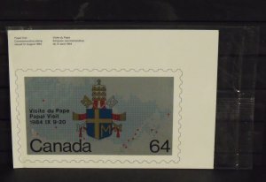 14739   CANADA   Postal Cards - Papal Visit        CV $ 4.00