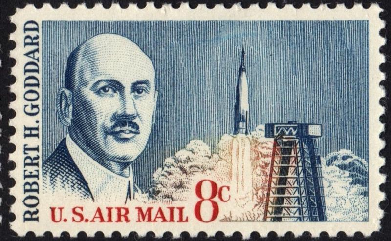 SC#C69 8¢ Robert Goddard Single (1964) MNH