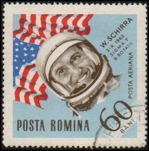 Romania C157 - Cto - 60b W. M. Schirra (1964)