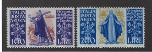 Italy  SC C127-C128 MNH F-VF tiny spot reverse SCV$150.00....Great Opportunity!!